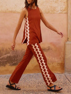 Desert Line Pants Set