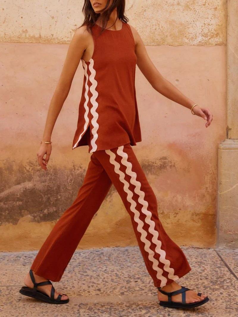 Desert Line Pants Set