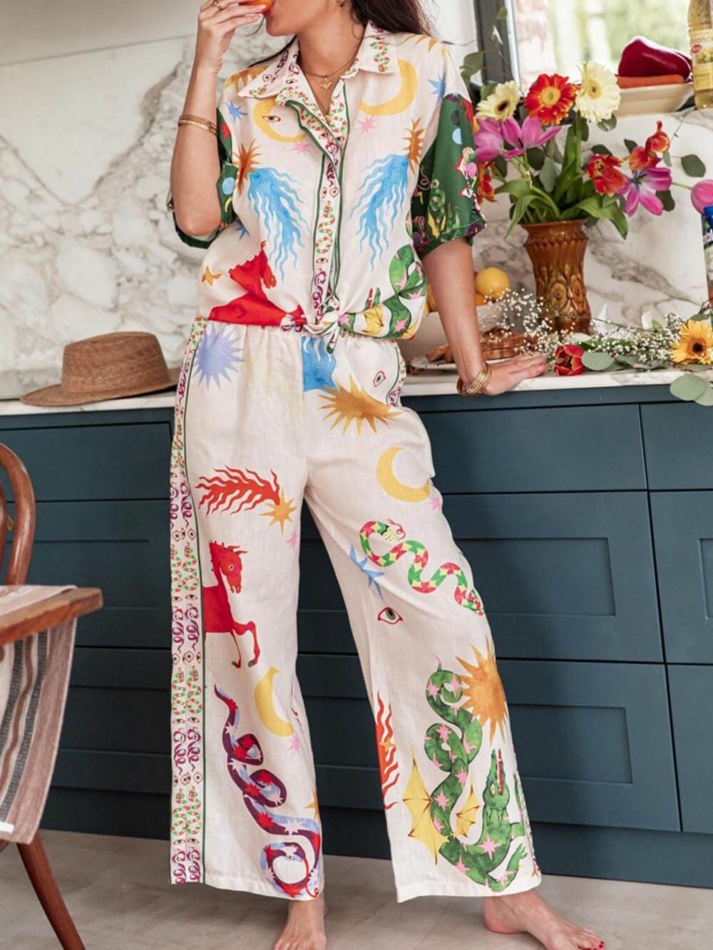 Celestial Vibe Pants Set