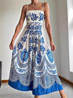 Coastal Bloom Maxi Dress
