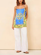 Women’s Boho Chic Printed Pants Set