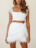 Pure Lace Skirt Set