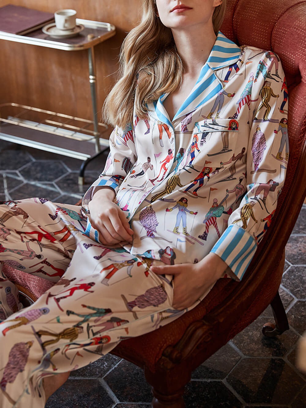 Chic Art Long Pajama Set
