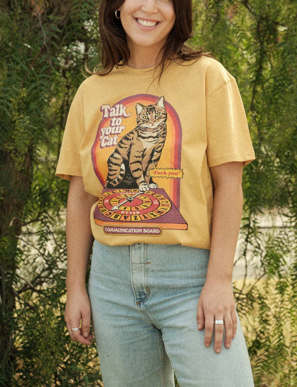 Talk to Your Cat Retro Tee