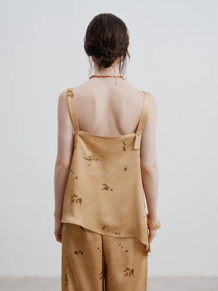Minimalist Printed Strap Top