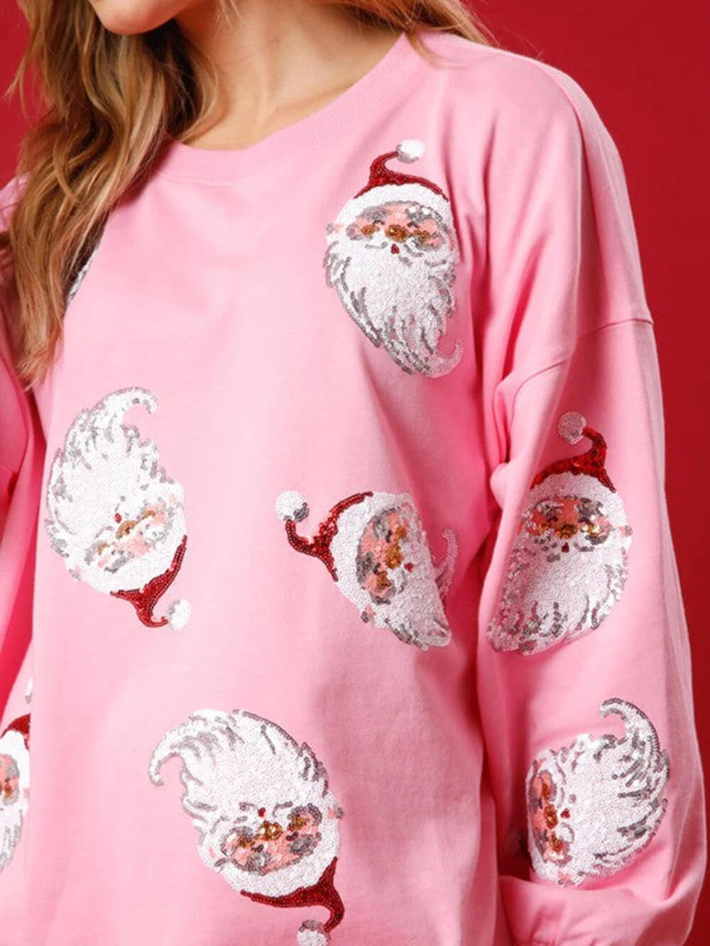 Santa Sparkle Christmas Sweatshirt
