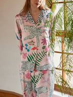 Wild Chic Long Pajama Set