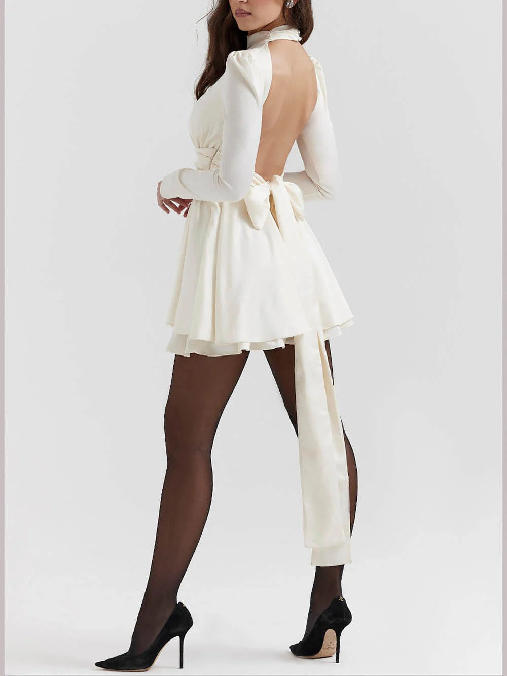 Ivory Allure Mini Dress