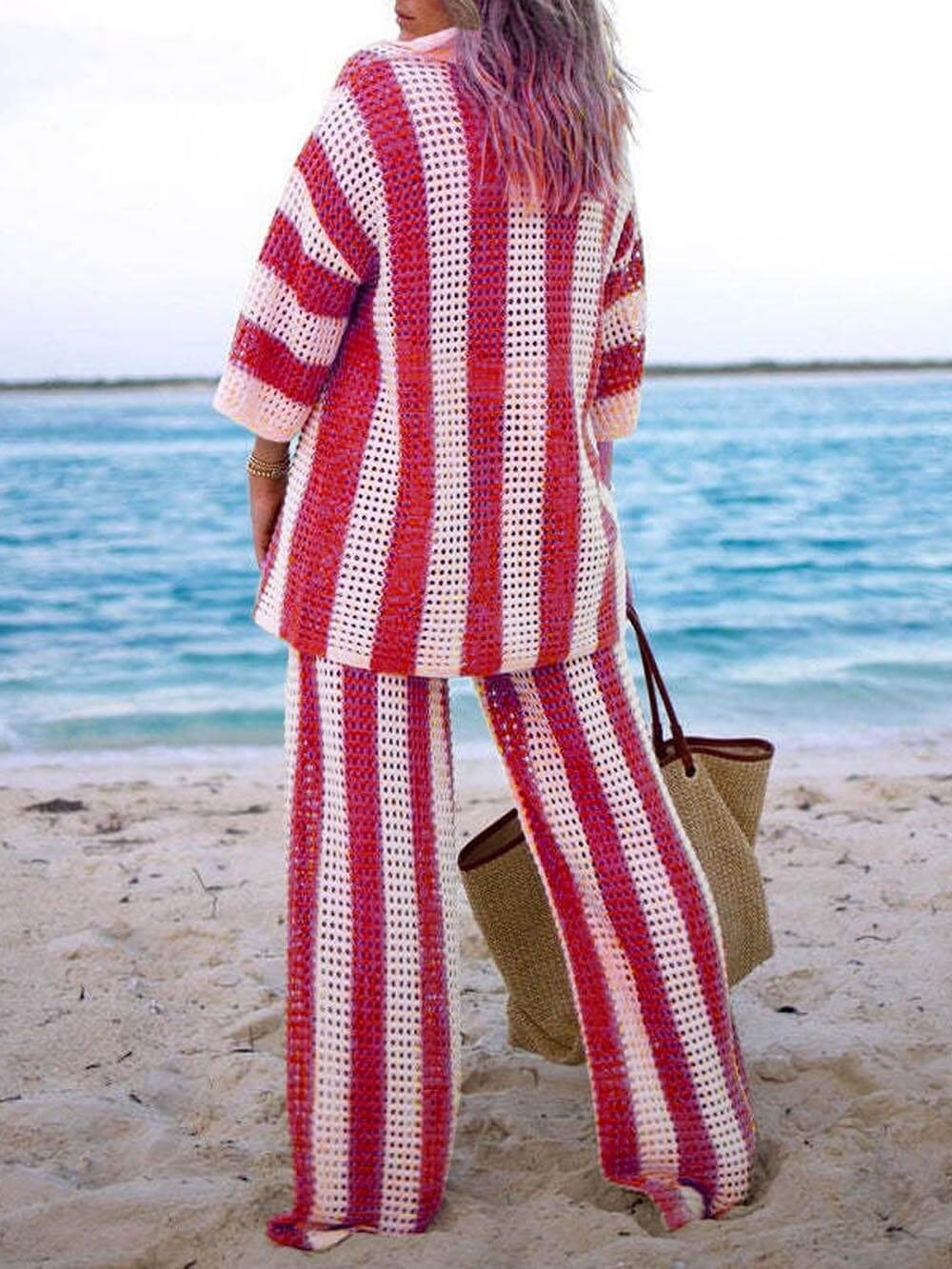Coastal Knit Pants Set