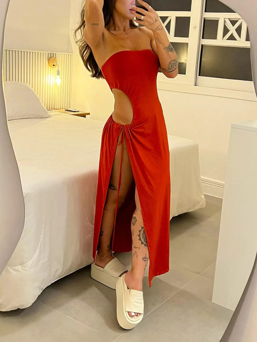Midnight Desire Cut-Out Dress