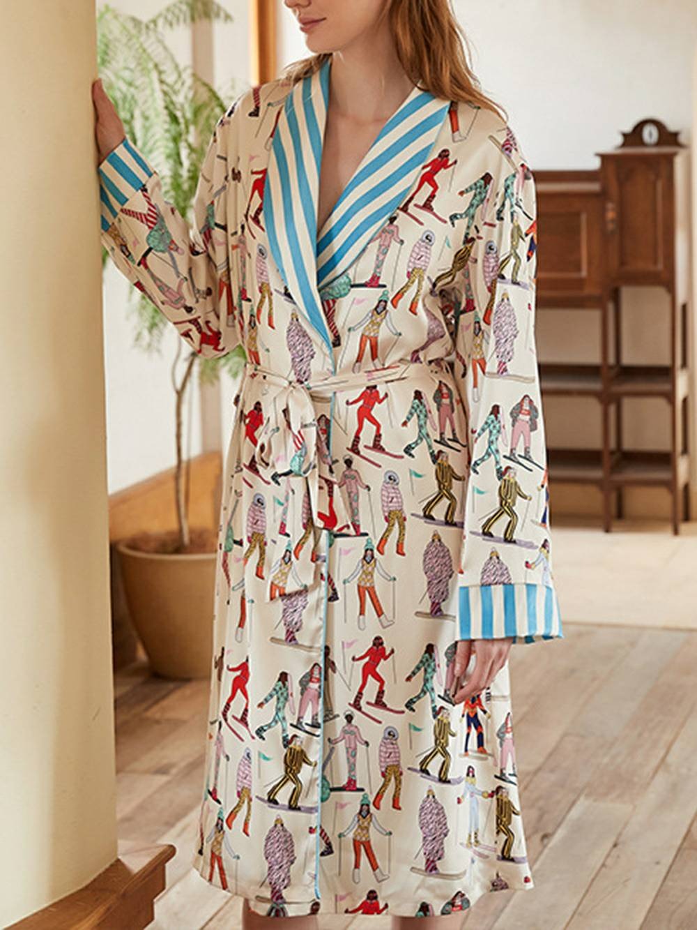 Sunset Lounge Robe Set