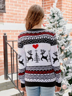 Nordic Reindeer Christmas Sweater