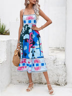 Sunset Mosaic Maxi Dress