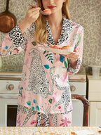 Wild Chic Long Pajama Set