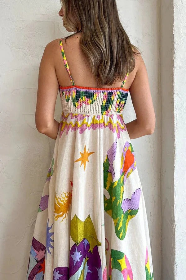 Cosmic Garden Maxi Dress