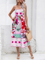 Sunset Mosaic Maxi Dress