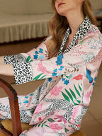 Wild Chic Long Pajama Set