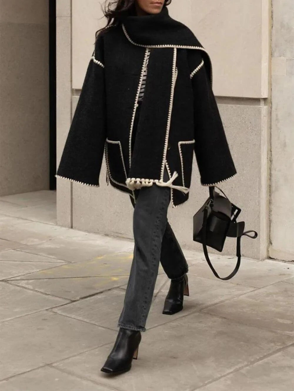 Paris Chic Cape Coat
