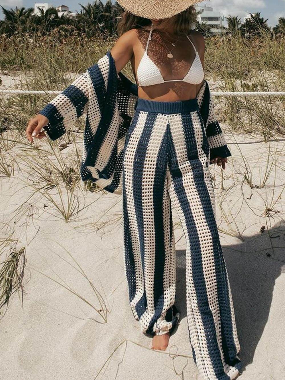 Coastal Knit Pants Set