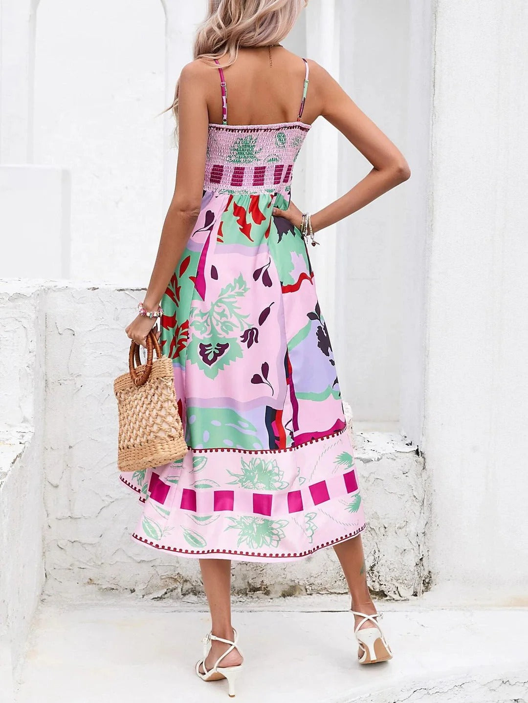 Sunset Mosaic Maxi Dress