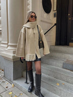 Paris Chic Cape Coat