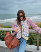 Vintage Patchwork Quilted Cardigan