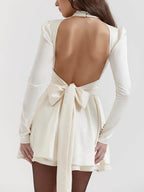 Ivory Charm Mini Dress
