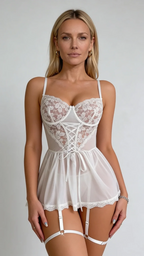 Noir Whisper Babydoll