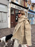 Paris Chic Cape Coat