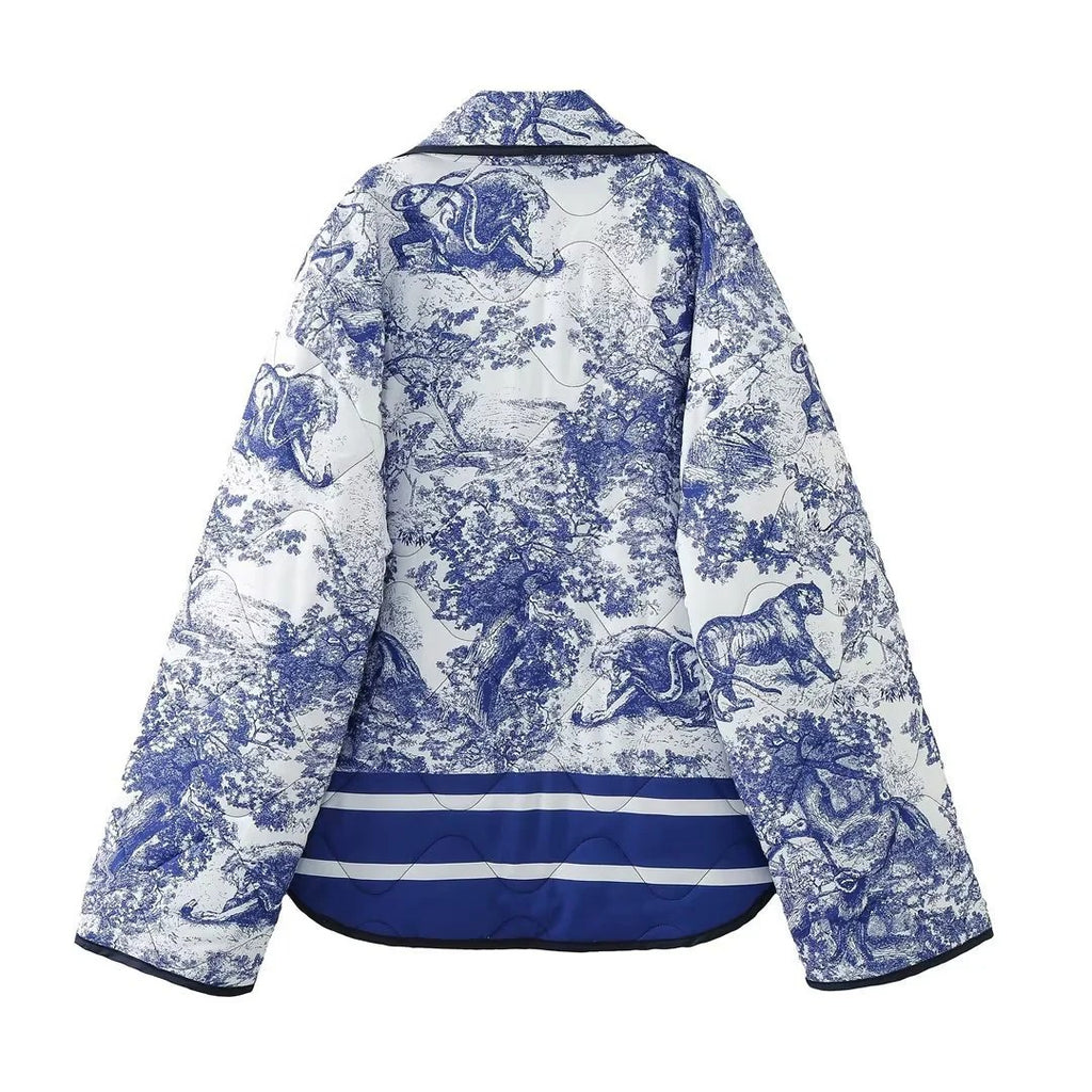 Blue Heritage Quilted Coat