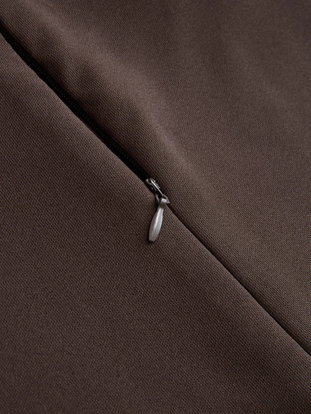 Crossed Faux Leather Waist A-Line Skirt