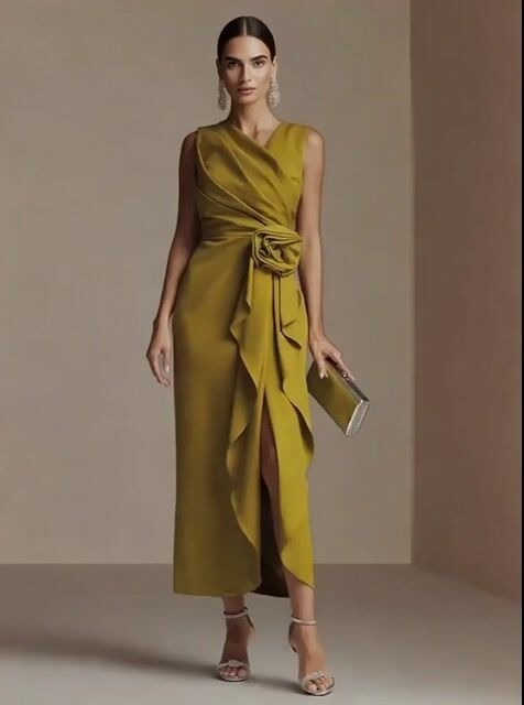 Olive Muse Dress