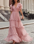 Rosé Romance Gown