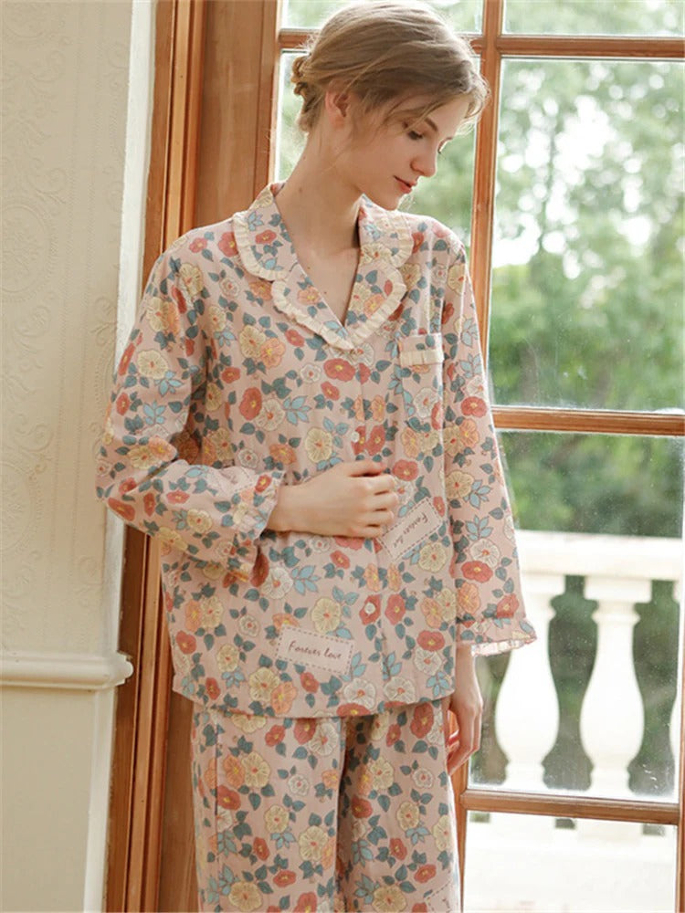 Soft Garden Vintage Pajama Set