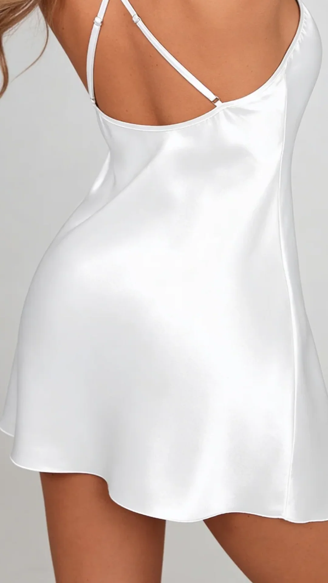 Midnight Silk Slip Dress