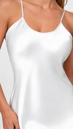 Midnight Silk Slip Dress