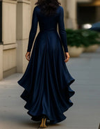 Noir Cascade Dress
