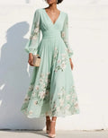 Sage Blossom Dress