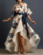 Ivory Bloom Maxi Dress