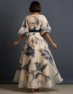 Ivory Bloom Maxi Dress