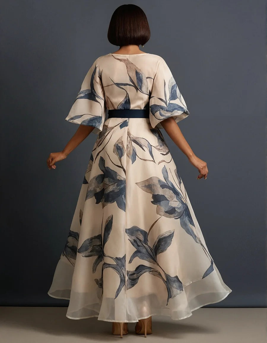 Ivory Bloom Maxi Dress