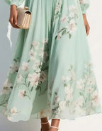 Sage Blossom Dress