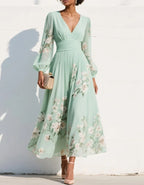 Sage Blossom Dress