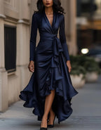 Noir Cascade Dress